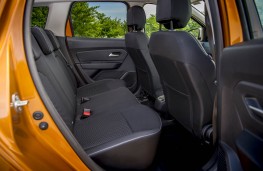 Dacia Duster, rear seats